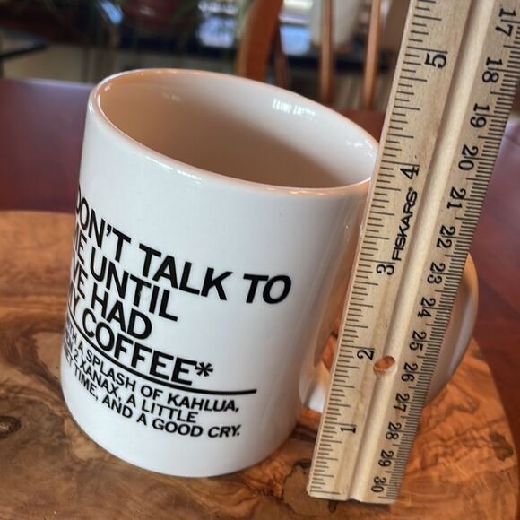 NEW. Don't Talk To Me Until I've Had My Coffee Mug - Picture 4 of 5